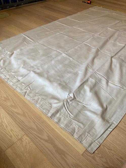 Gordijnen, Huis en Inrichting, Stoffering | Gordijnen en Lamellen, Zo goed als nieuw, 200 cm of meer, 200 cm of meer, Beige, Ophalen of Verzenden