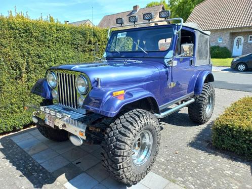 Jeep cj7, Auto's, Jeep, Particulier, CJ, 4x4, Lichtmetalen velgen, Metaalkleur, Mistlampen, Open dak, Radio, Sportstoelen, Trekhaak
