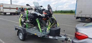 Motor aanhanger aanhangwagen trailer remorque motor te huur