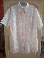Chemisier transparent, Enlèvement ou Envoi, Comme neuf, Taille 46/48 (XL) ou plus grande, Blanc