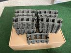 Legotrein 9V trein rails curved 2861, 43x (Zemst), Ophalen, Gebruikt, Losse stenen, Lego