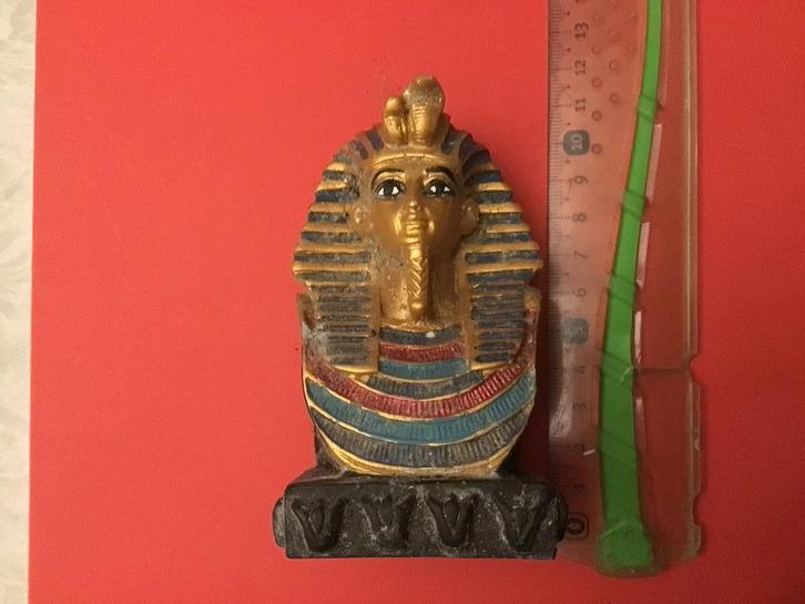 Toetanchamon Egytisch Farao beeld, Antiek en Kunst, Kunst | Beelden en Houtsnijwerken, Ophalen of Verzenden