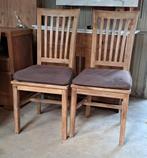 Tafel met 6 stoelen, Huis en Inrichting, Ophalen of Verzenden, Gebruikt, Hout