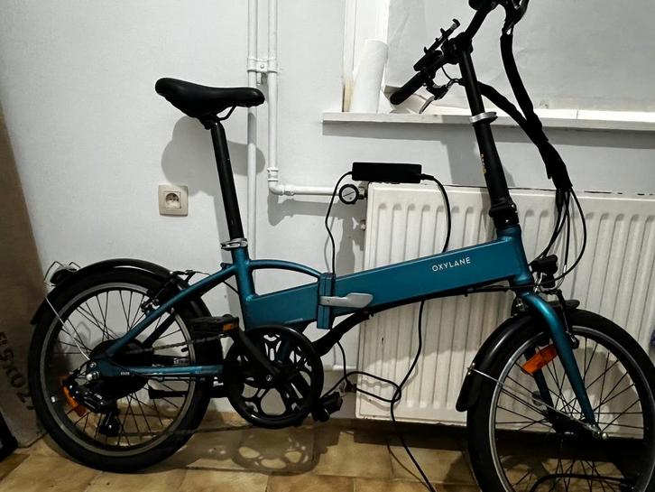 OXYLANE elektrische fiets, Fietsen en Brommers, Fietsen | Vouwfietsen, Zo goed als nieuw, Ophalen