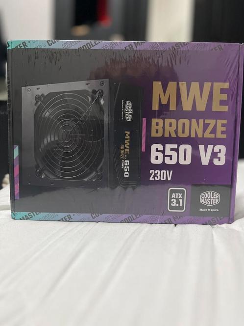 650W PSU – Cooler Master MWE Bronze V3 | nog nooit gebruikt., Computers en Software, Interne voedingen, Ophalen