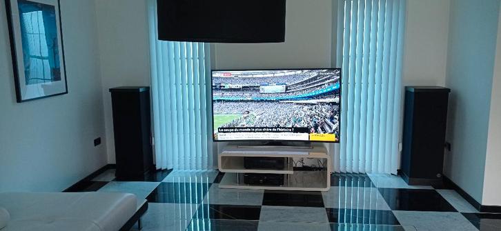 Vermoeide hifi-luidsprekers. RTR-boxen en BOSE-componenten., Audio, Tv en Foto, Luidsprekerboxen, Gebruikt, Front, Rear of Stereo speakers