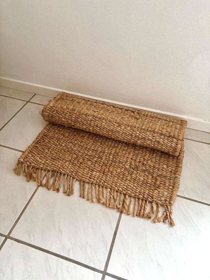 Tapijt - matje in jute, Huis en Inrichting, Stoffering | Tapijten en Vloerkleden, Zo goed als nieuw, 50 tot 100 cm, 100 tot 150 cm
