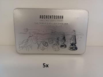 Whisky: Auchentoshan, flessen open/dicht, glazen, .... beschikbaar voor biedingen