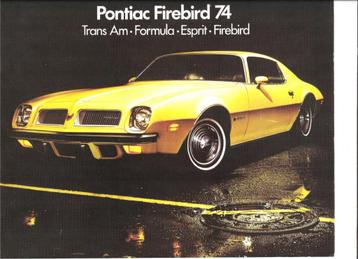 PONTIAC FIREBIRD 1974 beschikbaar voor biedingen