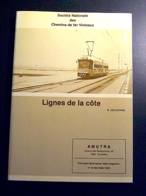 Belgische kustlijnen - Tram - Tramway - SNCV, Verzamelen, Spoorwegen en Tram, Zo goed als nieuw, Tram, Boek of Tijdschrift, Ophalen of Verzenden