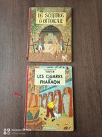 2 BD Tintin/ EO/ mauvais état, Livres, Livres pour enfants | Jeunesse | Moins de 10 ans, Hergé / Casterman, Utilisé, Enlèvement ou Envoi