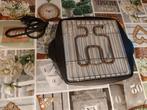 Compacte elektrische bakplaat tagelgrill, Ophalen of Verzenden, Nieuw