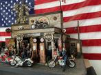 Harley Davidson diorama, Motoren, Ophalen, Nieuw