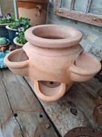 Vintage terracotta potvaas, Tuin en Terras, Tuinvazen, Ophalen of Verzenden, Zo goed als nieuw