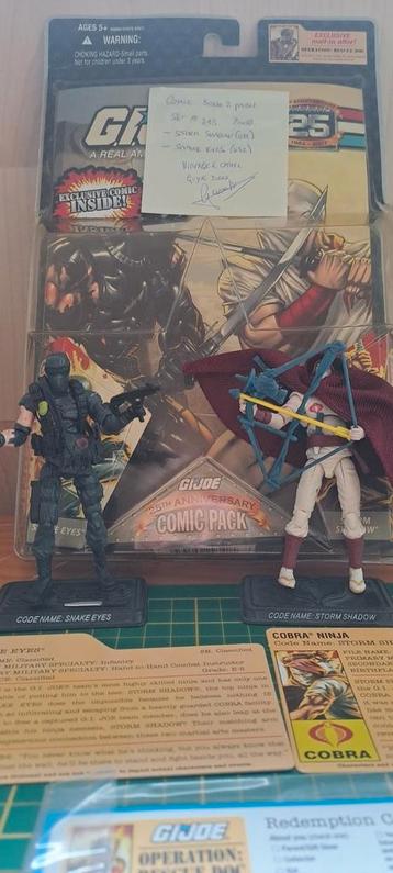 hasbro g.i.joe gi joe gijoe 25th comic pack 2008 beschikbaar voor biedingen