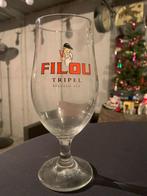 3 glazen Filou Tripel, Ophalen, Zo goed als nieuw, Bierglas