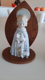 RELIGIEUS BEELDJE OP SOKKEL, Ophalen of Verzenden, Beeld(je)