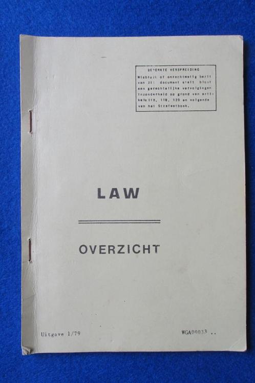 Manuel d'utilisation 'LAW', Collections, Objets militaires | Général, Envoi