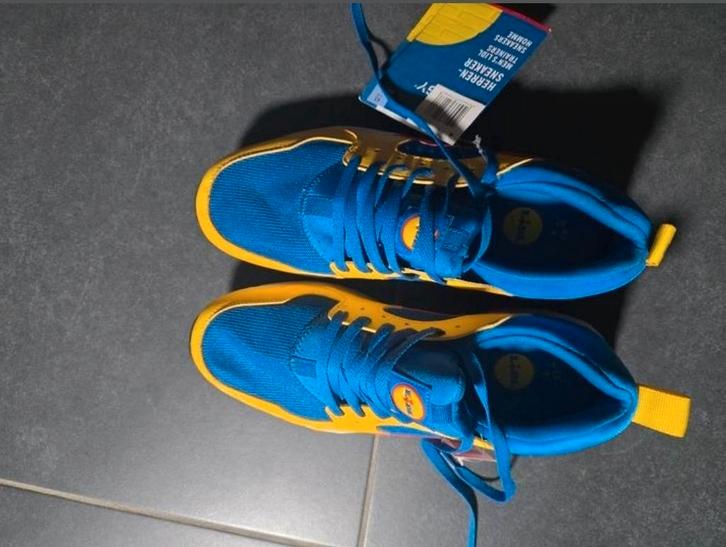 Lidl sneakers – Limited Edition – Perfect voor carnaval of f, Kleding | Heren, Schoenen, Nieuw, Sneakers, Blauw, Ophalen