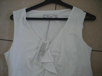 nieuwe witte bloes mt38 merk AMaNIA Mo, Kleding | Dames, Wit, Nieuw, Amania mo, Ophalen