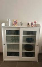 Vitrinekast wit, Ophalen, Zo goed als nieuw