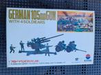 NITTO KAGAKU kit GERMAN 105mm GUN + 4 soldiers *NEW*, Ophalen, Nieuw, 1:50 of kleiner, Figuur of Figuren