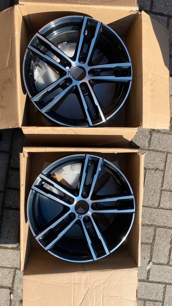2 jantes BMW M719 bicolores noir foncé uni, Autos : Pièces & Accessoires, Pneus & Jantes, Jante(s), 18 pouces, Véhicule de tourisme