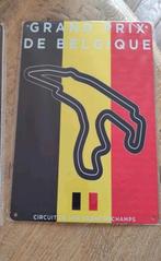 Metalen plaat van Circuit de Spa Francorchamps. Gloednieuw., Ophalen of Verzenden, Nieuw