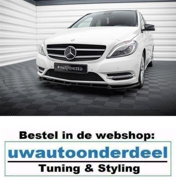 Maxton Voorspoiler Spoiler Splitter Voor Mercedes B Klasse W beschikbaar voor biedingen