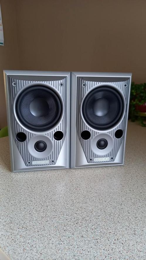 Mission m70 luidsprekers compact, Audio, Tv en Foto, Luidsprekerboxen, Gebruikt, Front, Rear of Stereo speakers, 60 tot 120 watt