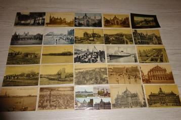 Lot 100 postkaarten Vlaanderen 100 cartes postales Flandres beschikbaar voor biedingen