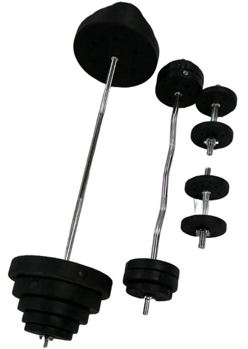 Ensemble d'haltères PH Fitness, 100 kg, 30 mm, haltères, Hom, Sports & Fitness, Équipement de fitness, Neuf, Set d’haltères, Enlèvement ou Envoi