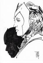 Originele Scarlet Witch-tekening door Alex Maleev, Eén comic, Amerika, Nieuw, Ophalen of Verzenden