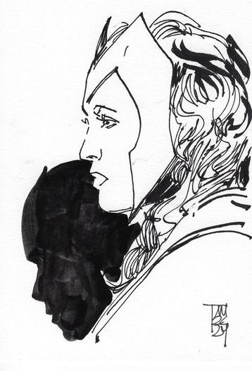 Originele Scarlet Witch-tekening door Alex Maleev beschikbaar voor biedingen