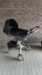 Poussette, chaise longue et maxi cosi Stokke (avec adaptateu, Poussette, Utilisé, Enlèvement ou Envoi