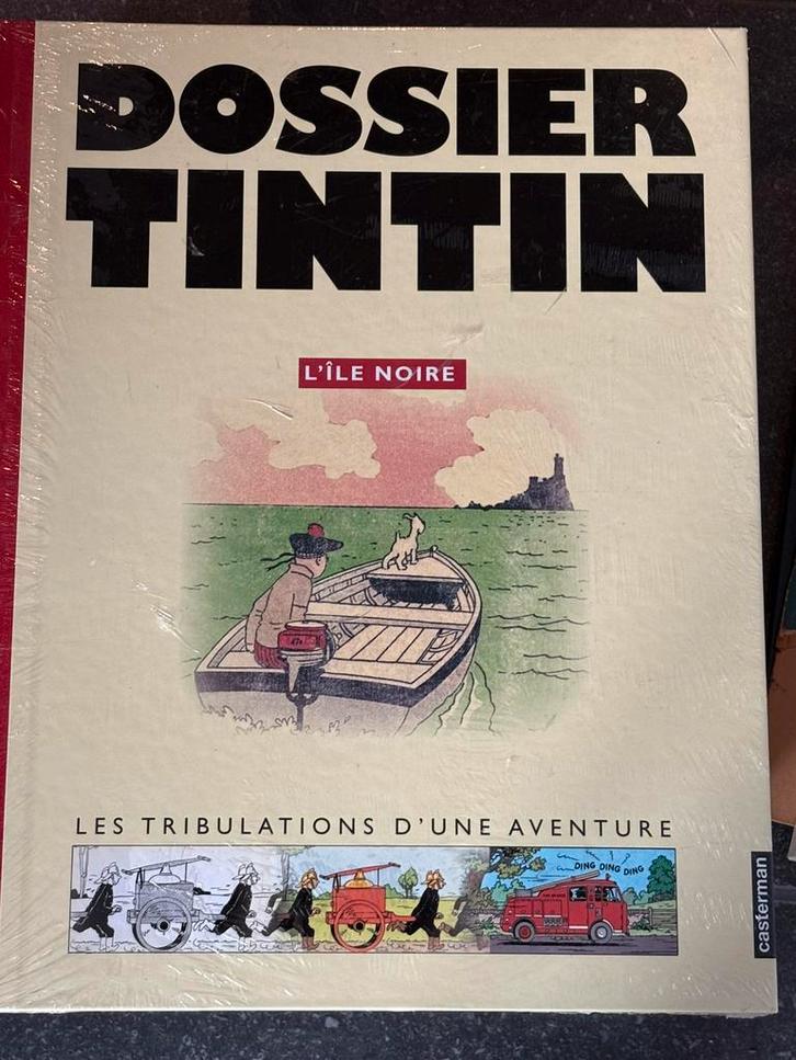 Dossierr Tintin – L’Île Noire, Livres, Aventure & Action, Comme neuf, Enlèvement ou Envoi