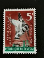 Sénégal 1968 - oiseaux - Martin-pêcheur pie, Affranchi, Enlèvement ou Envoi, Autres pays