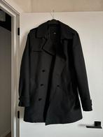 Zwarte trenchcoat voor mannen maat L, Kleding | Heren, Maat 52/54 (L), WE, Zwart, Ophalen of Verzenden