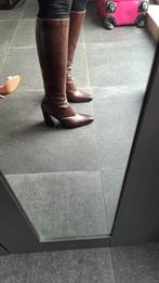 Laarzen Bershka dark red, Kleding | Dames, Schoenen, Hoge laarzen, Verzenden, Bershka, Gedragen