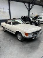 Mercedes SL280 Cabrio, Auto's, Automaat, Cabriolet, Wit, Leder