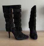 Zwarte laarzen met gespen maat 40 - NIEUW, Neuf, Boots et Botinnes, Noir, Envoi
