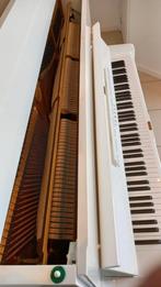 Piano droit Yamaha U1, Piano, Hoogglans, Wit, Zo goed als nieuw