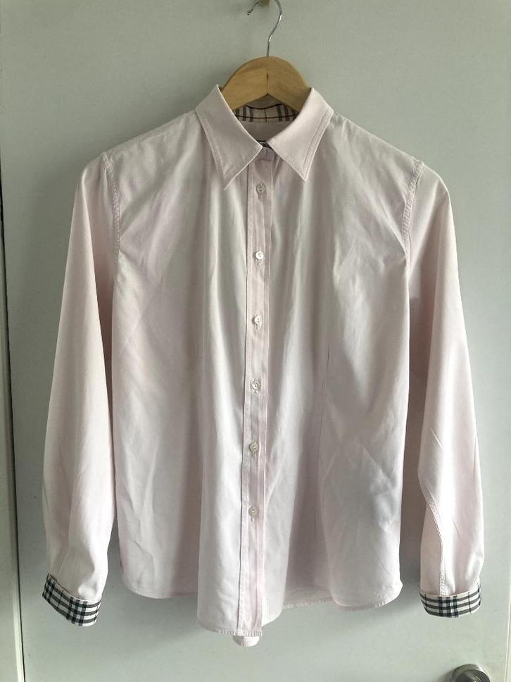 Burberry hemd, Kleding | Dames, Blouses en Tunieken, Zo goed als nieuw, Maat 38/40 (M), Roze, Ophalen