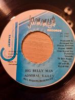 Admiral Bailey – Big Belly Man  1987   Reggae, CD & DVD, Vinyles Singles, Enlèvement ou Envoi, Single, Comme neuf, 7 pouces