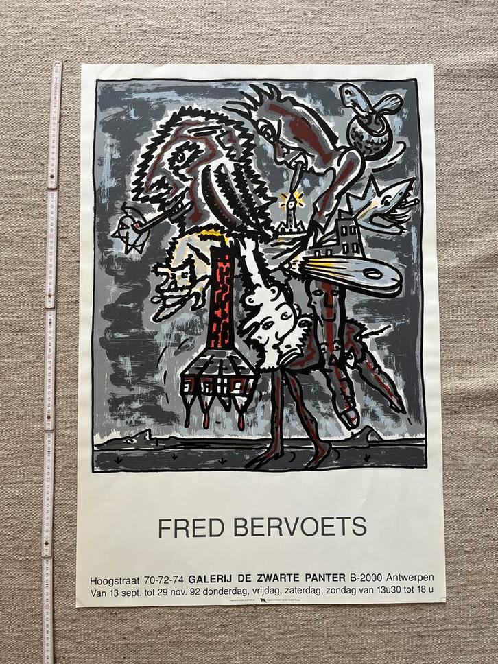 Lot van 9 affiches Fred Bervoets, Antiek en Kunst, Kunst | Litho's en Zeefdrukken, Ophalen of Verzenden