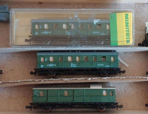 NLK 0709 SLAAPWAGEN EN POST RIJTUIG 1/160, Hobby en Vrije tijd, Modeltreinen | N-Spoor, Zo goed als nieuw, Wagon, Gelijkstroom