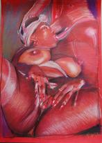 Originele Unknow Artist T.Z. - Black Women -2011 43cm x 61cm, Ophalen of Verzenden