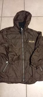 Bruin regenjasje met kap,  (Frank Eden), maat 152, Enlèvement ou Envoi, Comme neuf, Garçon ou Fille