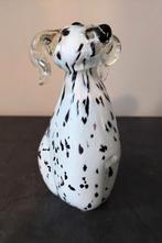 statue décorative en verre chien dalmatien - 15 cm de haut, Enlèvement ou Envoi
