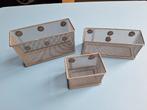Setje van 3 magnetische mandjes, Ophalen, Gebruikt